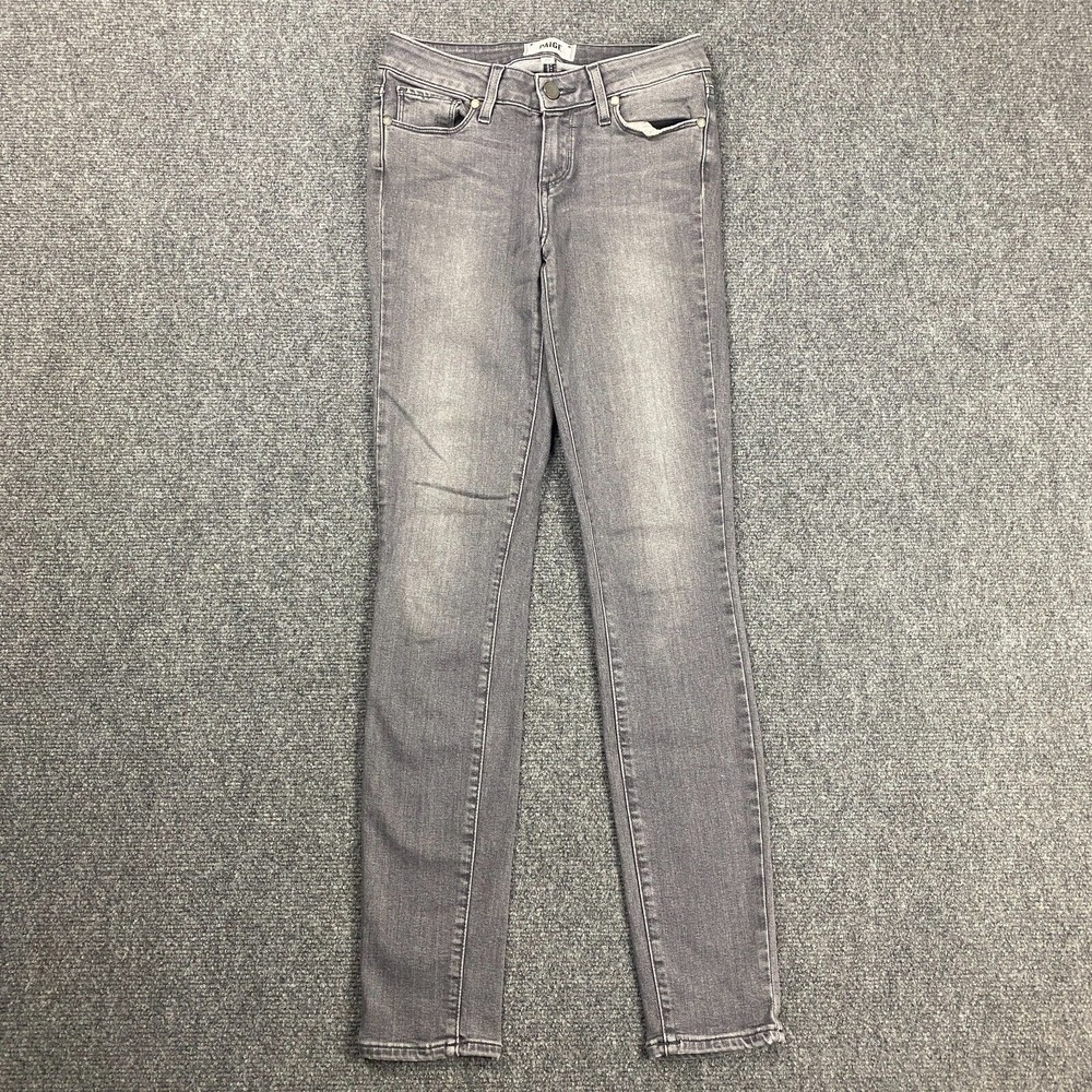 Paige Jeans Women's 25 Gray Denim Verdugo Ultra Skinny Stretch Rayon Blend